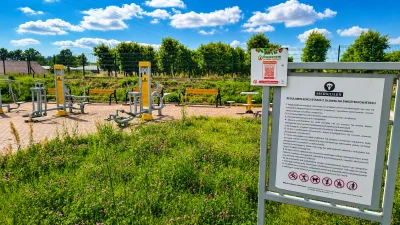Siłownia zewnętrzna przy ul. Batalionów Chłopskich