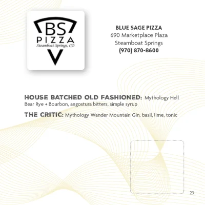 Blue Sage Pizza and Bar