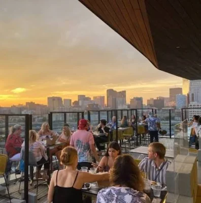 Scenic View from Cambria Rooftop